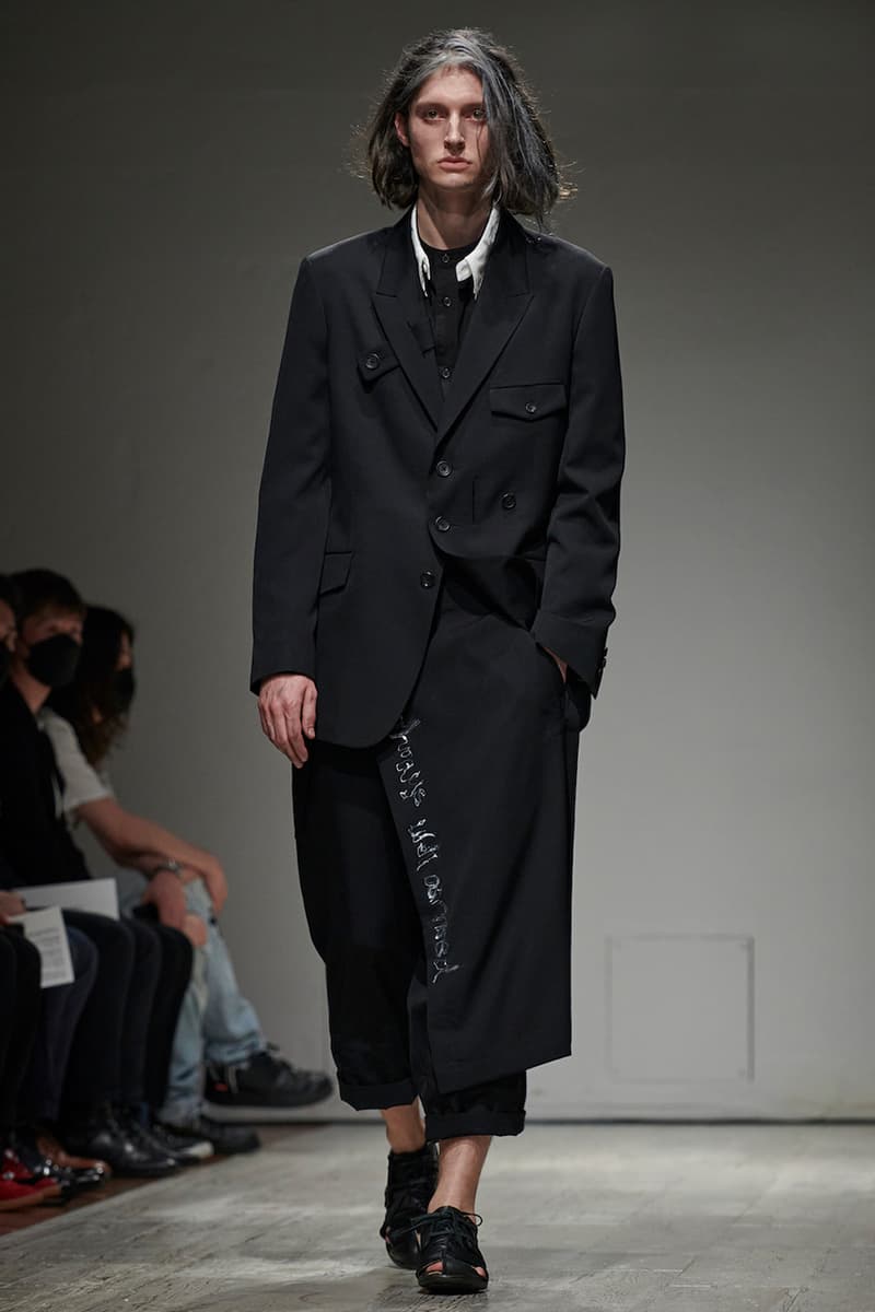 ヨウジヤマモト 2023年春夏メンズコレクション yohji yamamoto pour homme spring summer 2023 collection info