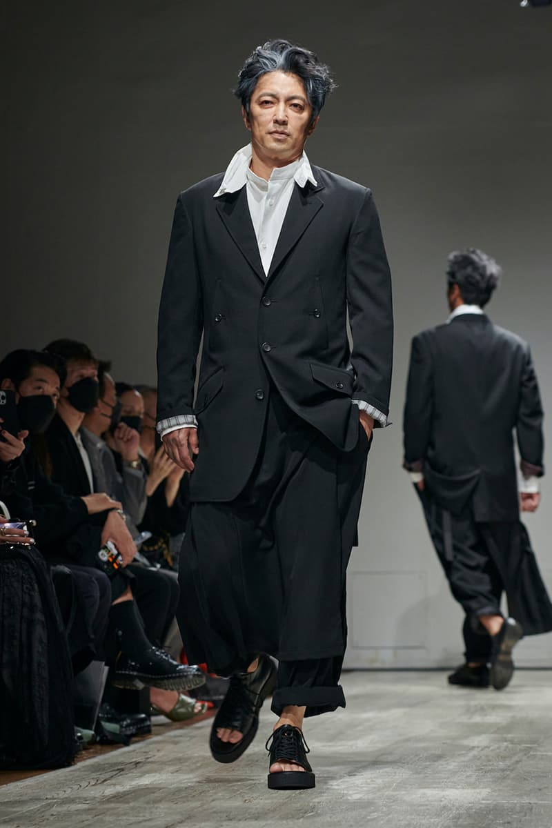 ヨウジヤマモト 2023年春夏メンズコレクション yohji yamamoto pour homme spring summer 2023 collection info