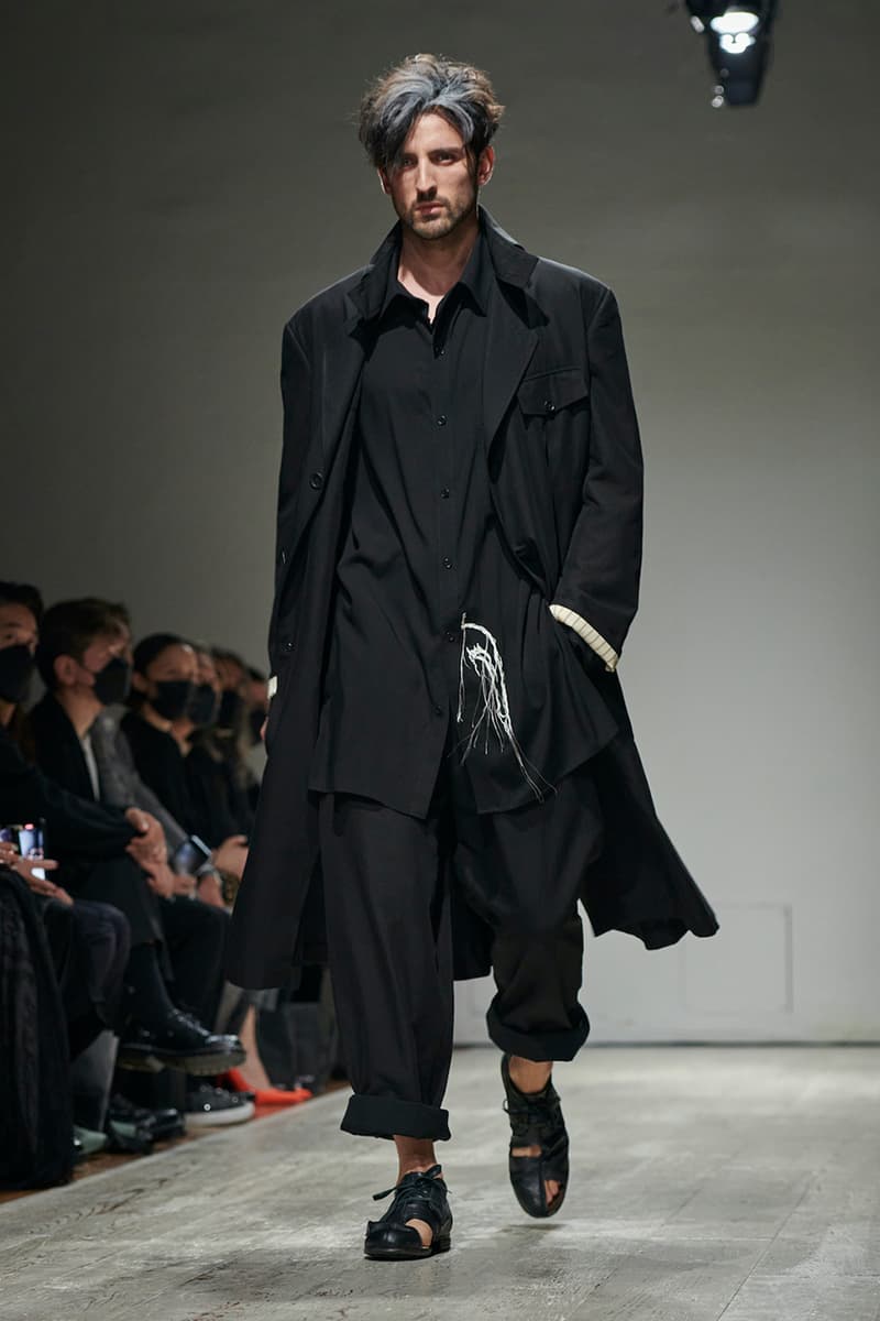 ヨウジヤマモト 2023年春夏メンズコレクション yohji yamamoto pour homme spring summer 2023 collection info