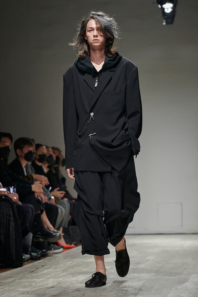 ヨウジヤマモト 2023年春夏メンズコレクション yohji yamamoto pour homme spring summer 2023 collection info