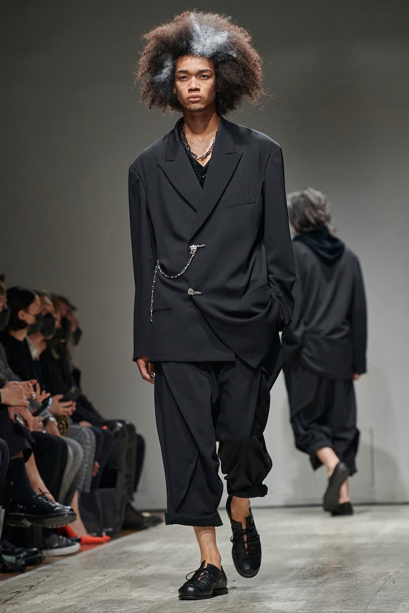 ヨウジヤマモト 2023年春夏メンズコレクション yohji yamamoto pour homme spring summer 2023 collection info