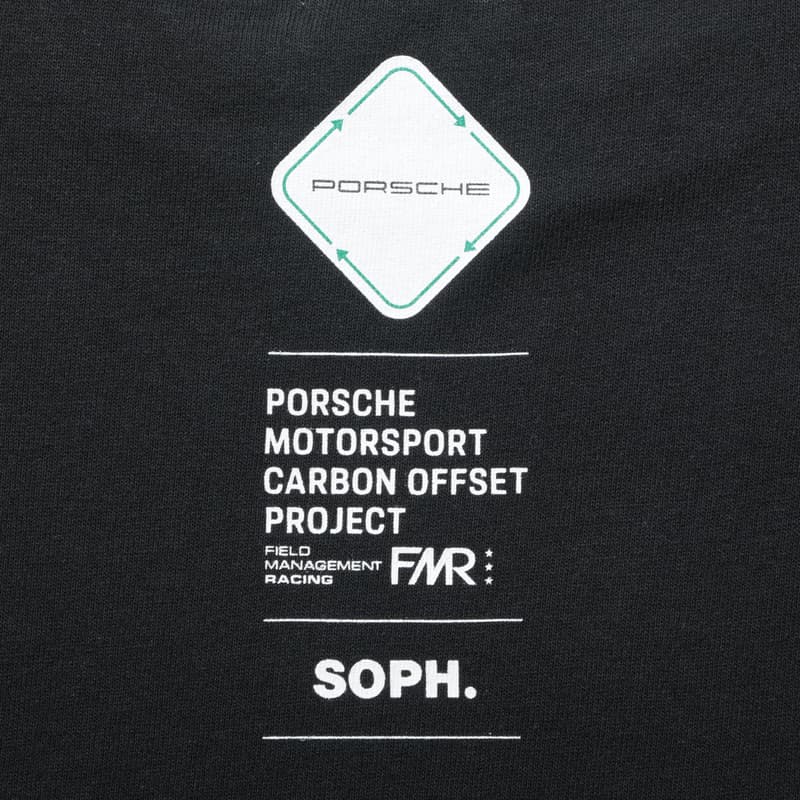 ポルシェとソフがCO₂削減プロジェクトに貢献する限定アイテムをリリース Porsche and SOPH. release limited items to contribute to CO₂ reduction project 