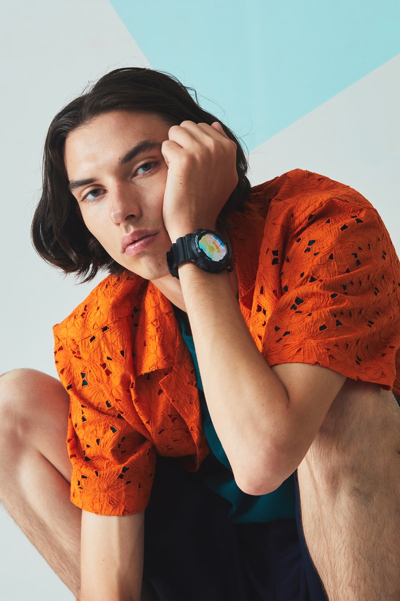 夏らしいデザインの最新コレクションがG-ショックからリリース G-SHOCK Iridescent Color Series Watches Timepieces DW-5600SR-1 GM-110MF-1A GA-110SR-1A GA-2100SR-1A GA-2100SRS-7A Neobrite Lume Super Illuminator LED Display Metallic Hour Markers Gradient Crystal Rainbow Vapor Deposition