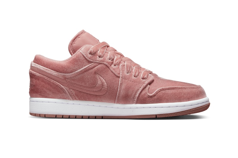 2000年代に流行したベロアジャージを彷彿とさせる新作エアジョーダン1が登場 air jordan 1 low pink velvet DQ8396 600 release date info store list buying guide photos price 