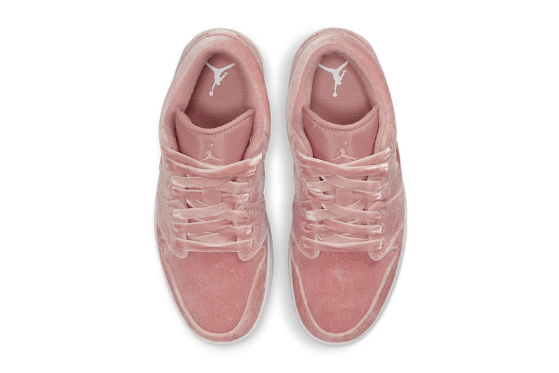 2000年代に流行したベロアジャージを彷彿とさせる新作エアジョーダン1が登場 air jordan 1 low pink velvet DQ8396 600 release date info store list buying guide photos price 
