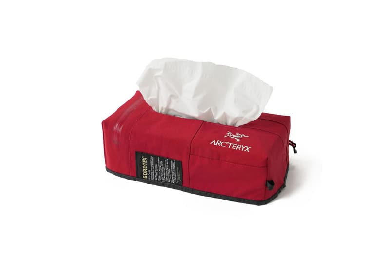 アークテリクスが使用済みのジャケットをアップサイクルしたティッシュボックスを発売 arcteryx Toronto Andrew Won ReBird upcycled tissue box release gore-tex outerwear jackets home design Toronto Canada 