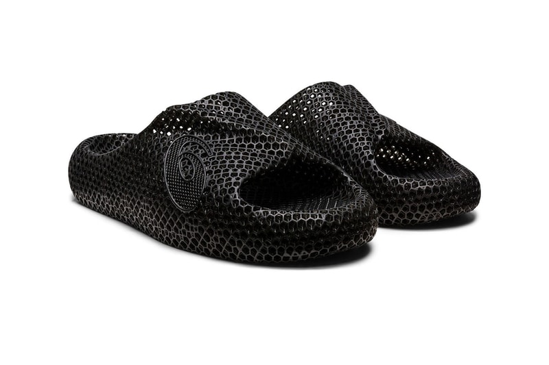 アシックスがハニカム構造の新作アクティブリーズ3Dサンダルをリリース ASICS ACTIBREEZE 3D black webbing print oregon world athletics championship metaspeed release info date price 