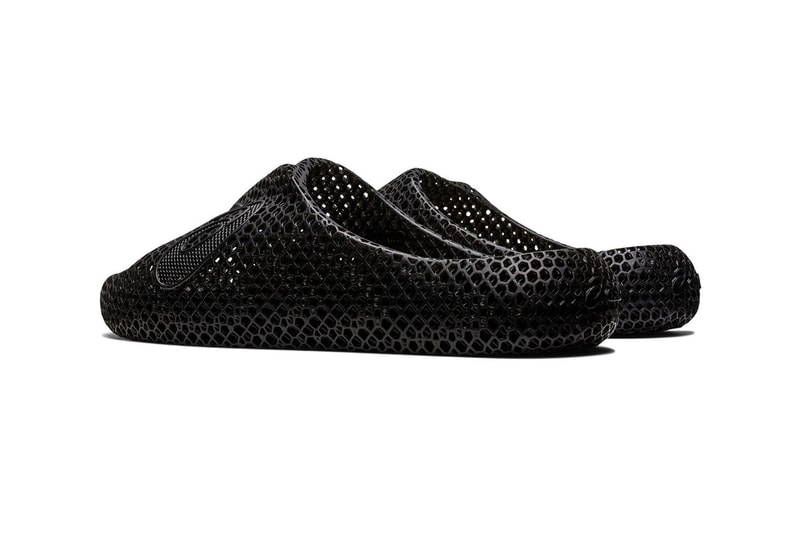 アシックスがハニカム構造の新作アクティブリーズ3Dサンダルをリリース ASICS ACTIBREEZE 3D black webbing print oregon world athletics championship metaspeed release info date price 