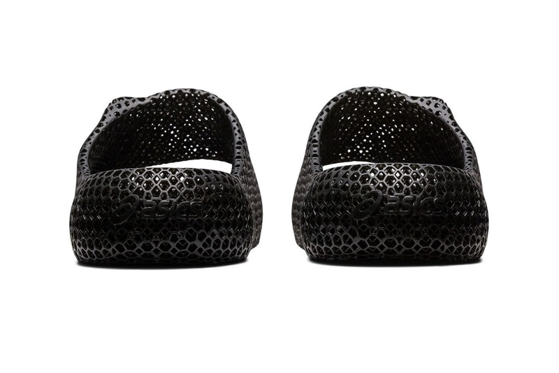 アシックスがハニカム構造の新作アクティブリーズ3Dサンダルをリリース ASICS ACTIBREEZE 3D black webbing print oregon world athletics championship metaspeed release info date price 