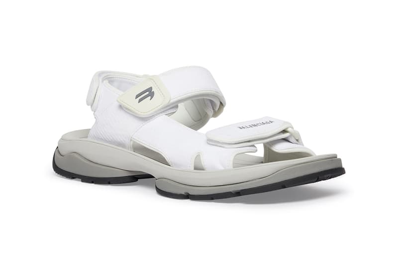 バレンシアガからスタイリッシュなツーリストサンダルが登場 Balenciaga Tourist Sandal White Black Red Khaki Green Neon Pink Demna Gvasalia Release Information TEVA Slides Designer 