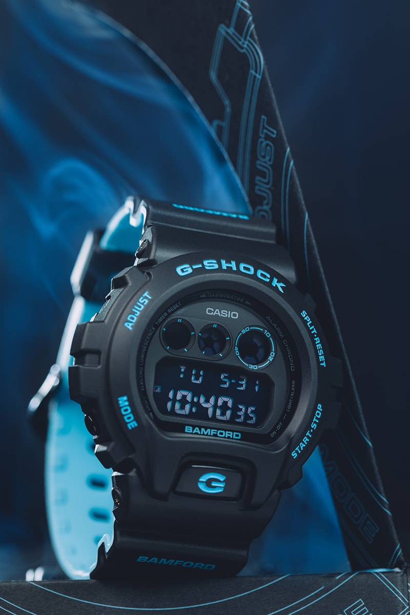 Gショックがバンフォードロンドンの象徴的ブルーを取り入れた新作を発売 New DW-6900 Introduces Bamford London's New Triple Blue Concept