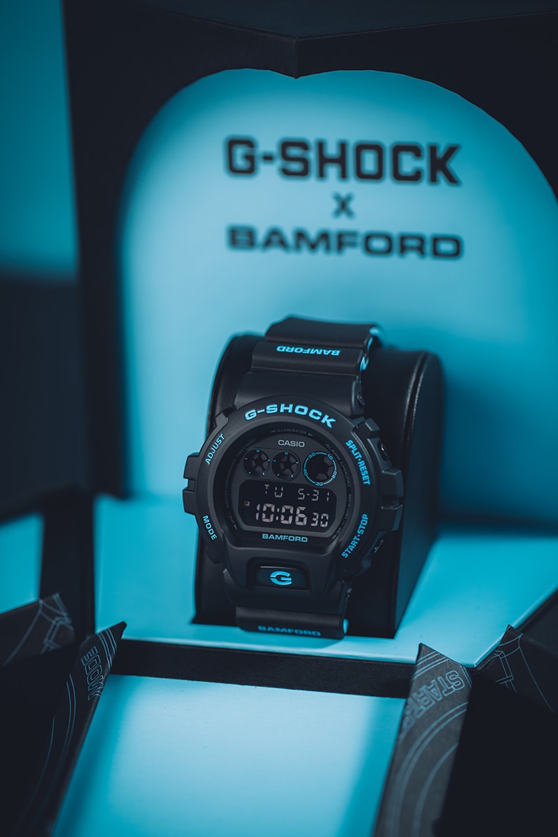 Gショックがバンフォードロンドンの象徴的ブルーを取り入れた新作を発売 New DW-6900 Introduces Bamford London's New Triple Blue Concept