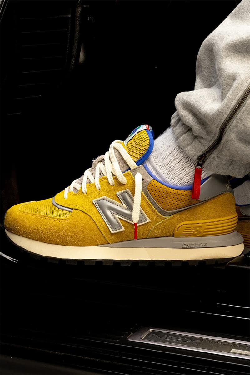 ボデガ x ニューバランスによる最新コラボ 574 レガシーが登場 bodega new balance 574 legacy departure arrival internationally known larry june campaign blue yellow release date info store list buying guide photos price 