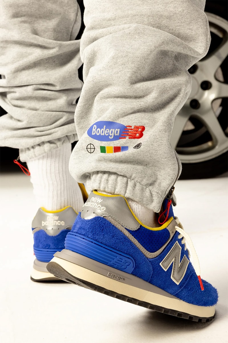 ボデガ x ニューバランスによる最新コラボ 574 レガシーが登場 bodega new balance 574 legacy departure arrival internationally known larry june campaign blue yellow release date info store list buying guide photos price 