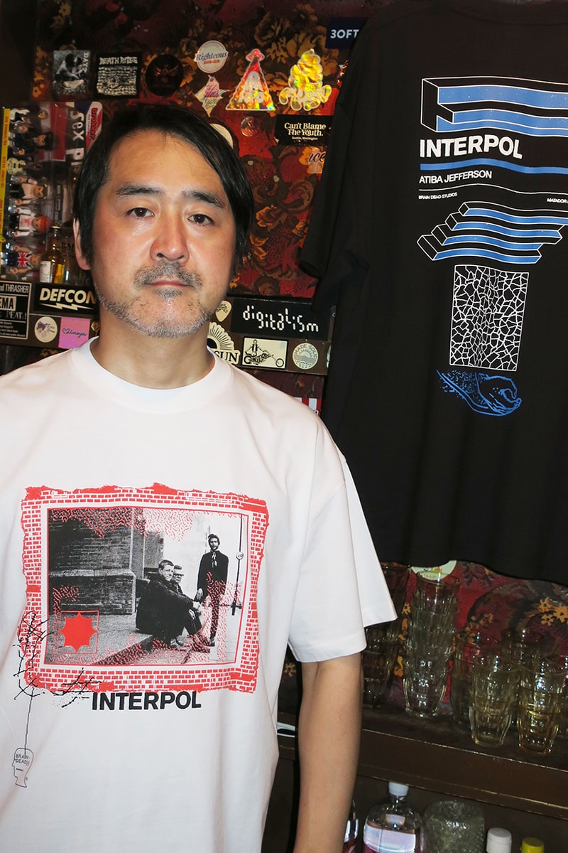ブレインデッドがロックバンド インターポール の最新アルバム発売を記念したポップアップイベントを開催 brain dead interpol new album release popupevent hold info
