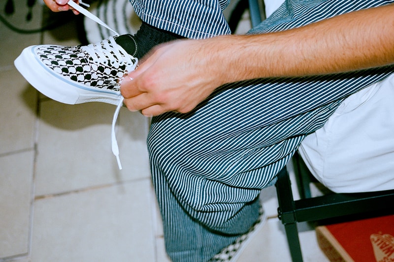 ブレインデッドとヴォルトバイヴァンズのコラボコレクションから2アイテムが発売 brain dead x vault by vans collabo authentic slip on shoes release info