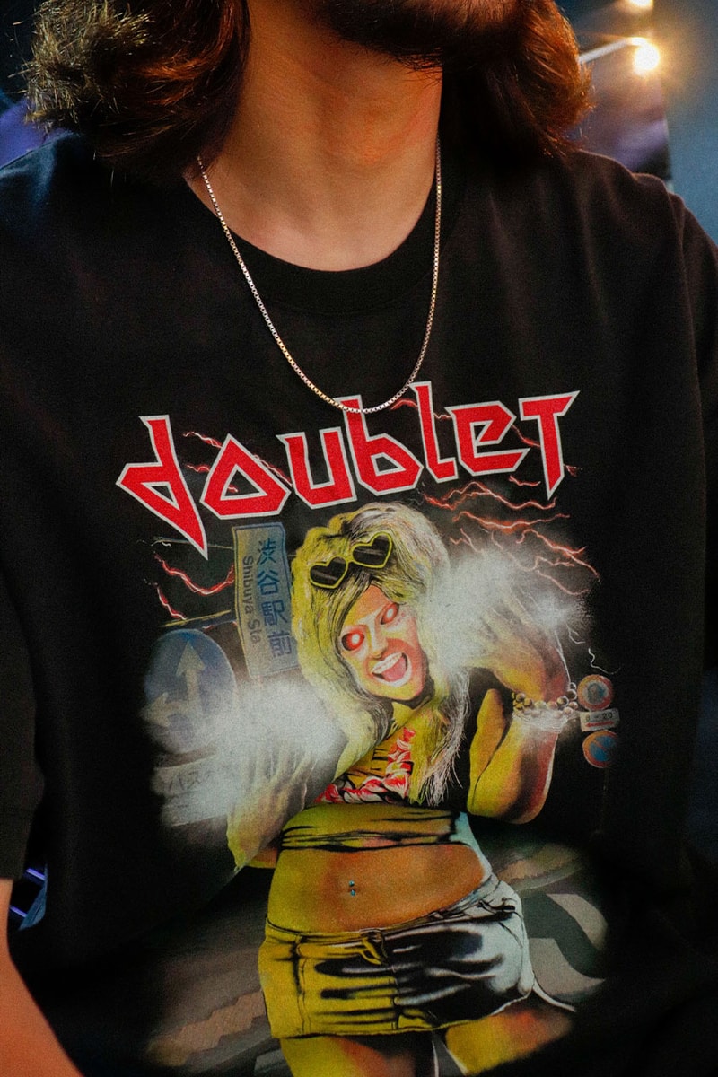 ダブレットx WISM が渋谷のギャルをフィーチャーしたTシャツをリリース doublet x WISM GAL-T release info