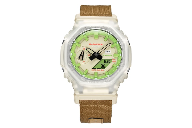 HUF20th anniversary model from G-shock has released　G-ショックからハフ創設20周年記念モデルがリリース