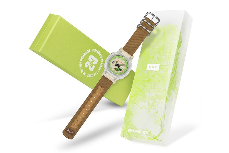 HUF20th anniversary model from G-shock has released　G-ショックからハフ創設20周年記念モデルがリリース