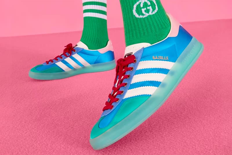 話題を呼んだアディダスとグッチのコラボガゼルが再発売 Gucci adidas Originals Gazelle Collection Re-Release Info Date Buy Price Mesa White Red HQ8850 Light Pink Collegiate Purple Bold Green HQ8852 Collegiate Royal HQ8849 Yellow HQ7083 Light Blue HQ8851 HQ7085