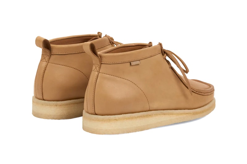 ジョウンドxパドモア&バーンズが柔らかな風合いのコラボフットウェアをリリース JJJJound padmore barnes P404 original boot soft leather wallabees 1963 p204 moccasin tan crepe rubber sole july 8 release info date price 
