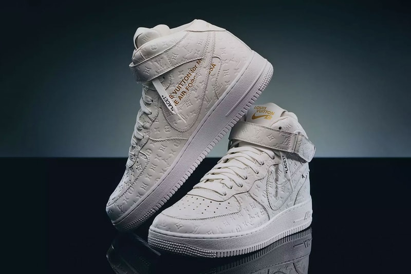 ルイ・ヴィトン x ナイキエアフォース1 の販売情報が解禁 Louis Vuitton x Nike Air Force 1 by Virgil Abloh release info