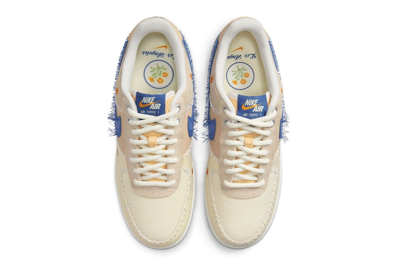 ナイキから花柄を纏ったパッチワーク風の新作 エアフォース1 ローが登場 Nike Air Force 1 Low LA Flea DV2215-100 Release Info