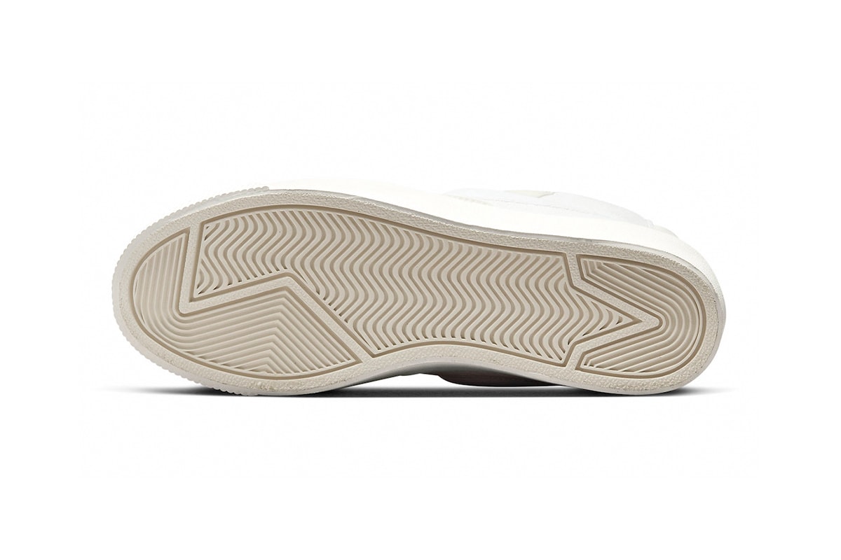 ナイキからブーツライクなディテールが特徴的な新作ブレザーミッド ヴィクトリーが登場 Nike Blazer Mid Victory Summit White WhitE Phantom Light Cream First Look DR2948-100