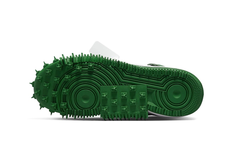オフホワイト x ナイキエアフォース 1 ミッドから新色 “Pine Green” が登場 Off-White™ Nike Air Force 1 Mid Pine Green Official Look Release Info DR0500-300 Date Buy Price