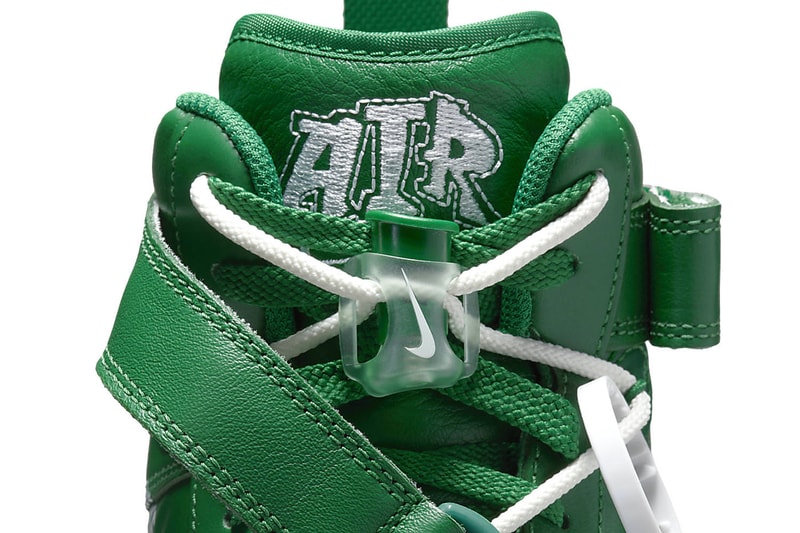 オフホワイト x ナイキエアフォース 1 ミッドから新色 “Pine Green” が登場 Off-White™ Nike Air Force 1 Mid Pine Green Official Look Release Info DR0500-300 Date Buy Price 