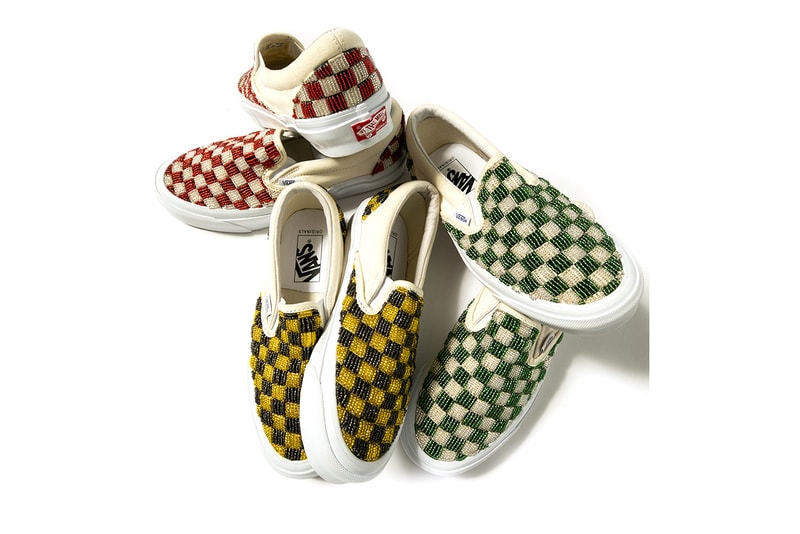 ヴァンズがワン ブロック ダウンとコラボしたスリッポン “ドッグデイズ”が登場 one block down vans slip on dog days hand beaded release date info store list buying guide photos price 