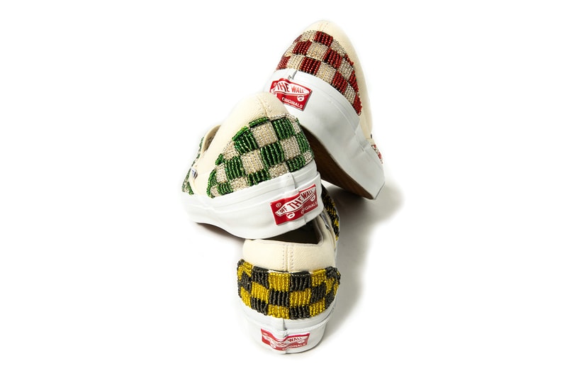 ヴァンズがワン ブロック ダウンとコラボしたスリッポン “ドッグデイズ”が登場 one block down vans slip on dog days hand beaded release date info store list buying guide photos price 