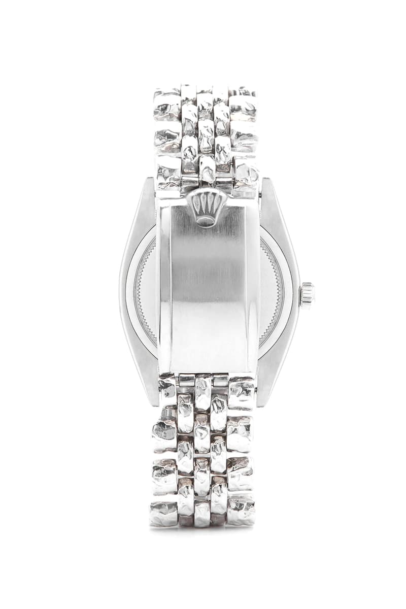 ヴィンテージロレックスのカスタムウォッチコレクションが ドーバーストリートマーケットで販売中 Patcharavipa Vintage Customized Watches Piaget Rolex Ring Watch Yellow Gold Oyster date Dover Street Market London 