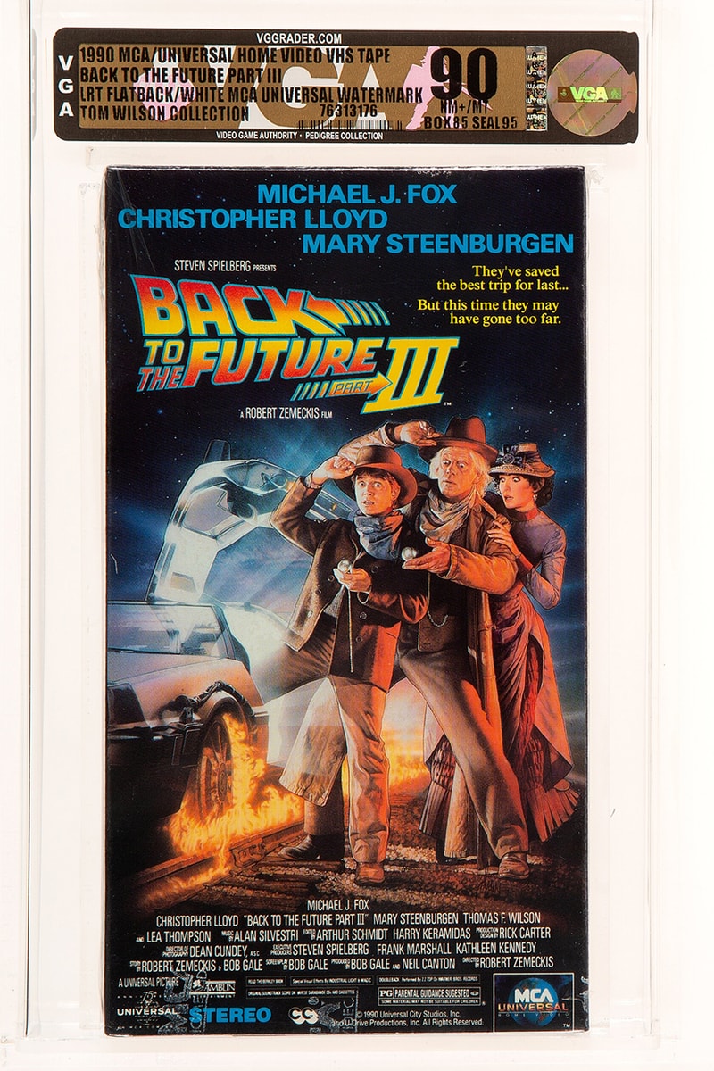 映画『バック・トゥ・ザ・フューチャー』のVHSテープがオークションに出品され1,000万円で落札される　Back to the Future VHS tape  sold 75,000 USD at auction