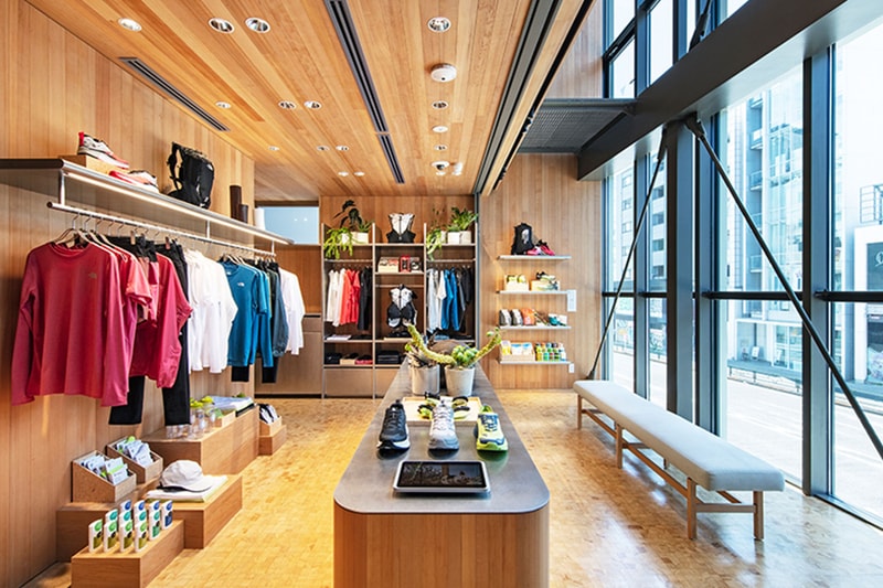 サステナブルを意識したザ・ノース・フェイス新店舗が原宿にオープン THE NORTH FACE Sphere harajuku open info new Flagship store