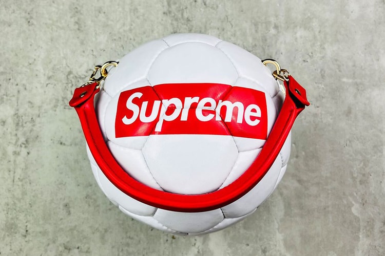 TOMME Studio が Supreme x Umbro のボールを使用した新作バッグを発売