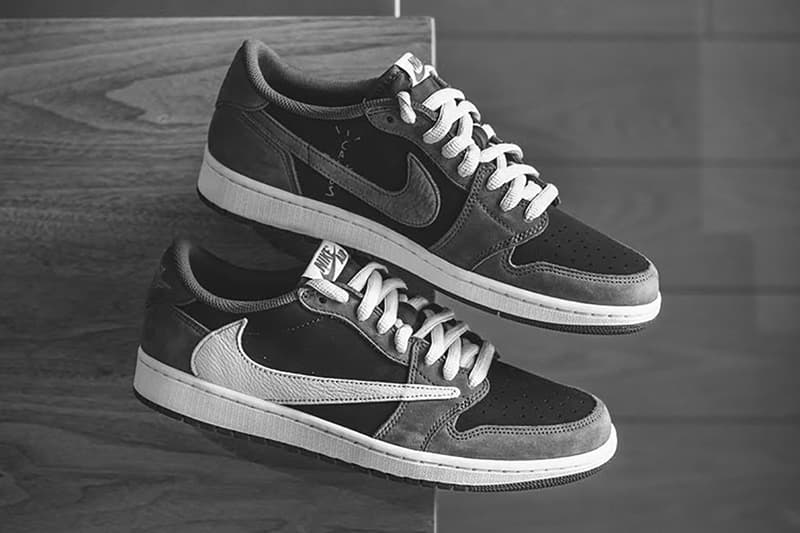 トラヴィス・スコット x エアジョーダン 1 ローに新色 “ブラック/ファントム” がスタンバイ travis scott air jordan 1 low og black phantom release date info store list buying guide photos price 