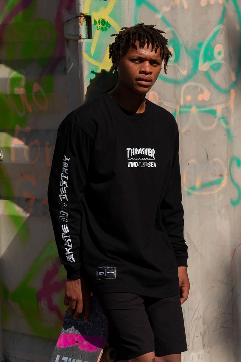 ウィンダンシーと 『スラッシャー』が初のコラボコレクションをリリース wind and sea thrasher collabo collection release info
