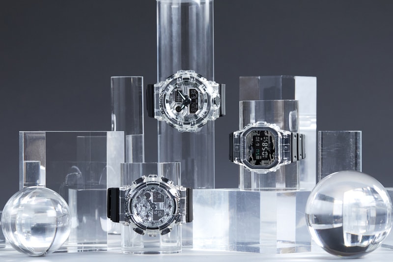 Gショックからミニマルなモノトーンカラーリングの“ネオユーティリティ”シリーズが登場 G-SHOCK Neo Utility Series Collection Neutral Camouflage Dial Semitransparent Bezel Case Resin Strap Monochrome Minimalist DW-5600SKC-1 GA-100SKC-1A GA-700SKC-1A