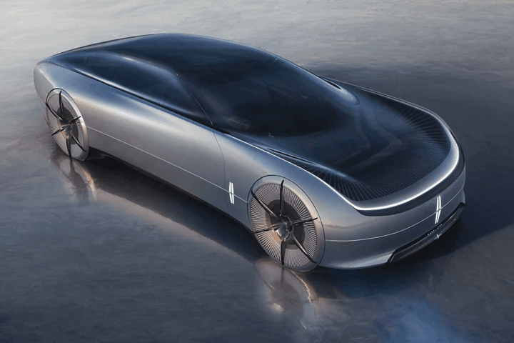 超未来的なLincoln のEVコンセプトカー Model L100 を米ペブルビーチで初公開 First showing of ultra-futuristic Lincoln  Model L100 EV concept car at Pebble Beach