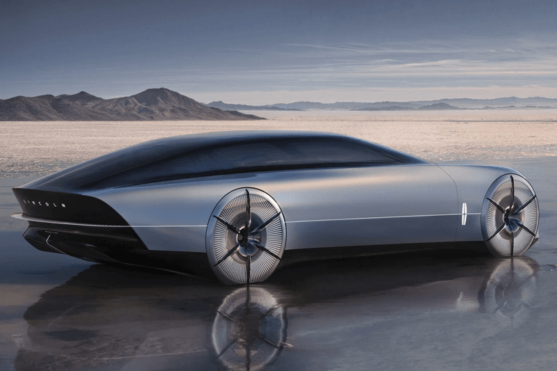 超未来的なLincoln のEVコンセプトカー Model L100 を米ペブルビーチで初公開 First showing of ultra-futuristic Lincoln  Model L100 EV concept car at Pebble Beach