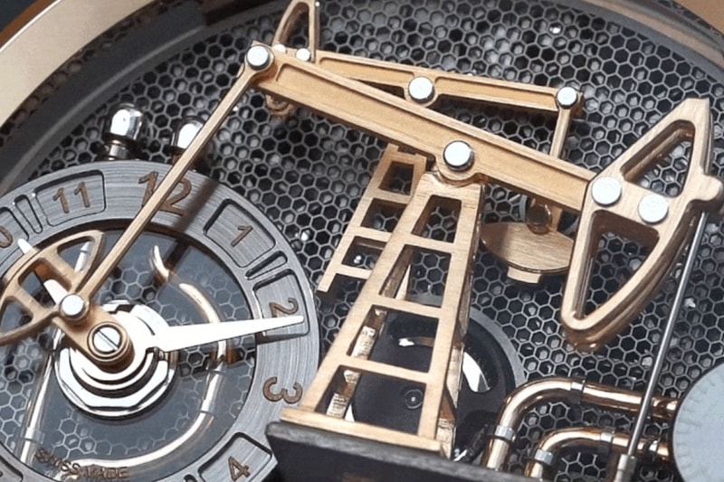 油田採掘のポンプからインスパイアされたジェイコブアンドカンパニーのリストウォッチをチェック Wristwatch Inspired by Oilfield Pumps from Jacob & Co.