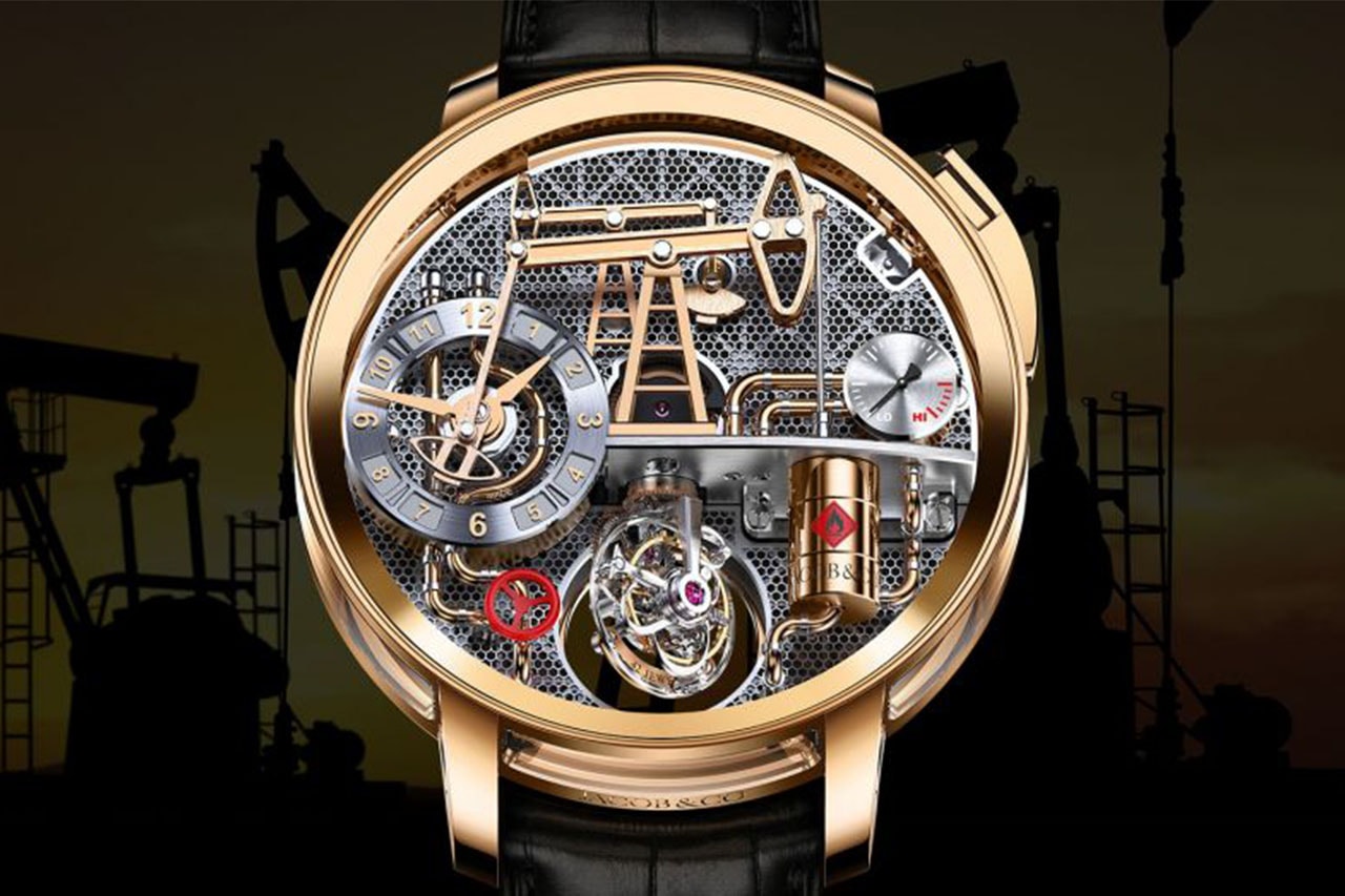 油田採掘のポンプからインスパイアされたジェイコブアンドカンパニーのリストウォッチをチェック Wristwatch Inspired by Oilfield Pumps from Jacob & Co.