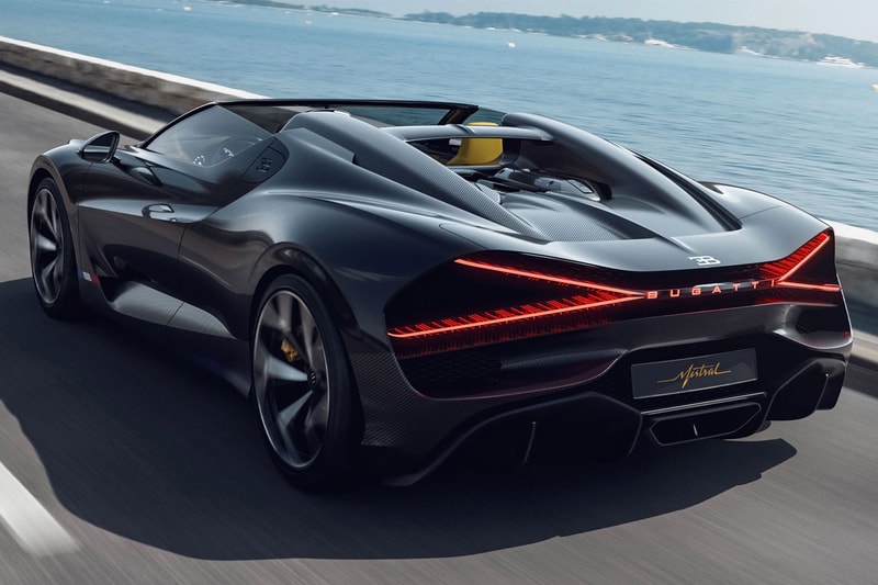 ブガッティが新型ロードスター W16 ミストラルを発表　Bugatti W16 MISTRAL Roadster 99 production wind type 57 grand raid new model supercar release info