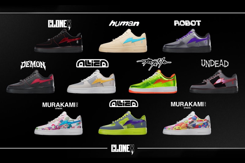 アーティファクト x ナイキエアフォース 1 による DNA Collection が公開 Clone X to Release Physical Nike Air Force 1s and Massive Merch Capsule