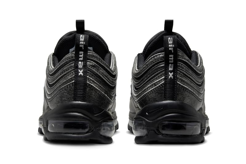 コム デ ギャルソン・オム プリュス x ナイキエアマックス 97 の公式ビジュアルをチェック comme des garcons nike air max 97 black dx6932 002 official images release date info photos price store list buying guide