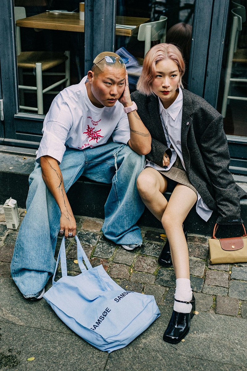 ストリートスタイル：2023年春夏コペンハーゲン・ファッションウィーク Copenhagen Spring/Summer 2023 Fashion Week Street Style ss23 ganni emma chamberlain berner kuhl ranra wood wood sunflower samsoe samsoe rotate