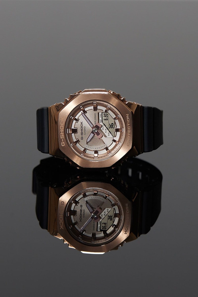 Gショックから小型化と薄型化にこだわったGM-S2100PGとGM-S5600PGのラインアップをチェック g shock GM-S2100PG-1A4JF GM-S5600PG-1JF release info