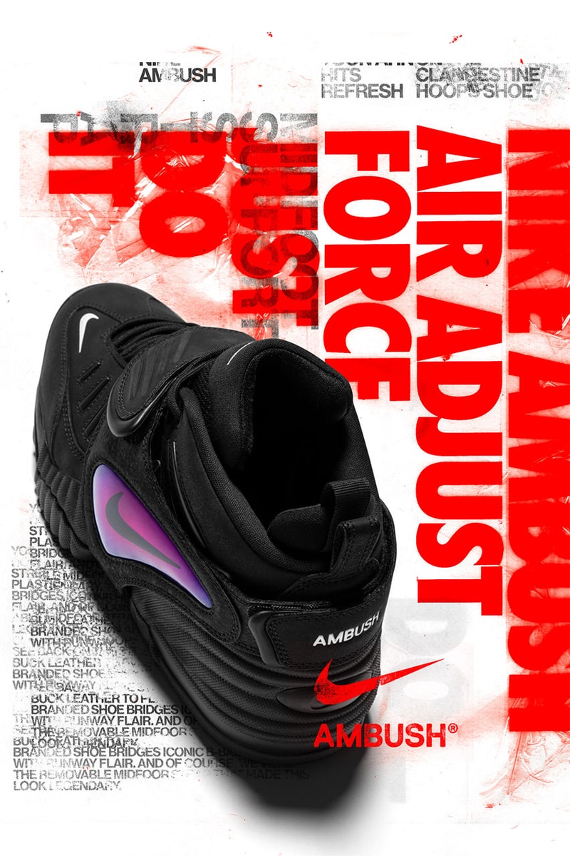 アンブッシュ® x ナイキエアアジャストフォースの発売情報が解禁 AMBUSH® x Nike Air Adjust Force release info YOON
