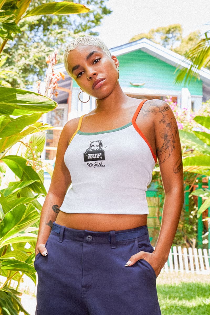 ハフとXガールがダブリズムのカルチャーを称えるコラボコレクションを発表 huf xgirl collab collection X-girl X HUF SOUNDS release info